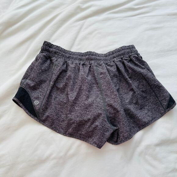 Lululemon Tracker Short Gray Heather Size 8 Liner Athletic Running - Picture 2 of 6